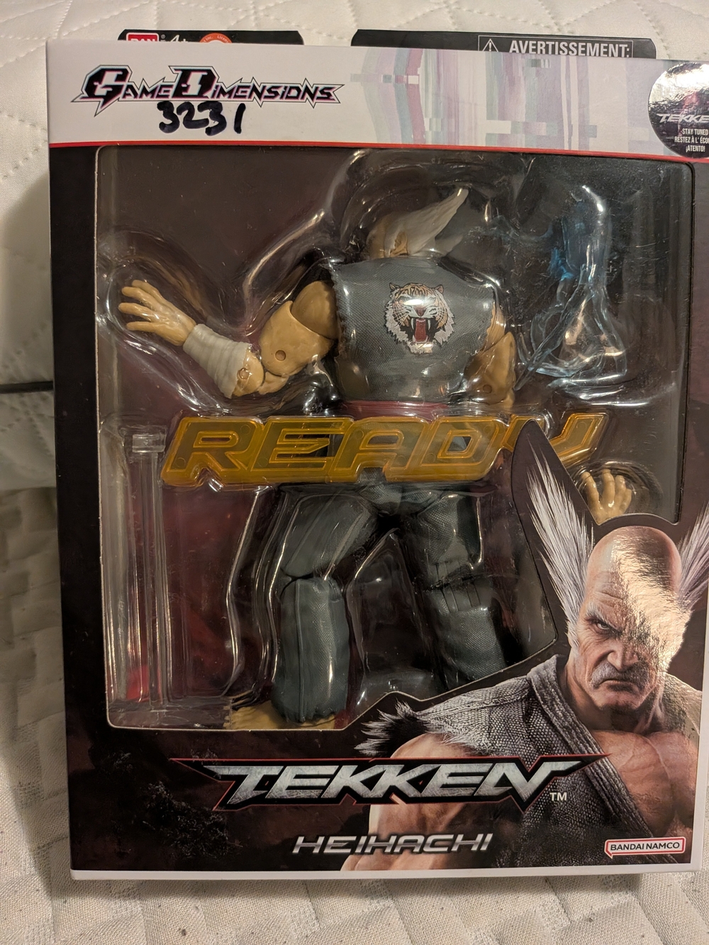 Tekken Heihachi Action Figure - Gray